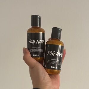 BNWT lush Yog Nog Shower Gel (100m L) x2 set